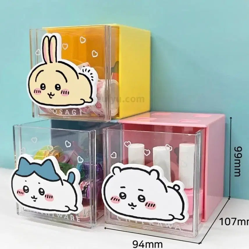[BUNJANG] Chiikawa Usagi Drawer Storage / 치이카와 먼작귀 우사기 서랍 (새제품)