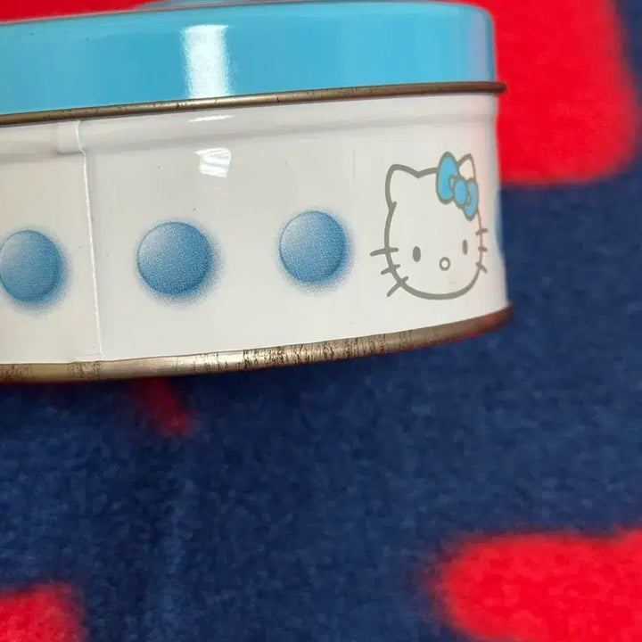 [BUNJANG] Hello Kitty Polka Dot Tin Case / 헬로키티 땡땡이 틴케이스