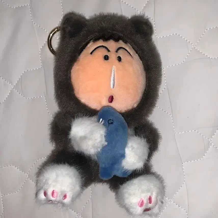 [BUNJANG] BTS Suga Maenggu Cat Doll Keychain / BTS 슈가 맹구 고양이 인형 키링