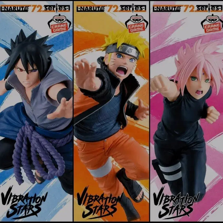 [BUNJANG] Naruto 72 Series Naruto Sasuke Sakura Set / 현물 3종세트) 나루토 72 바이브레이션 스타  나루토 사스케 사쿠라 피규어
