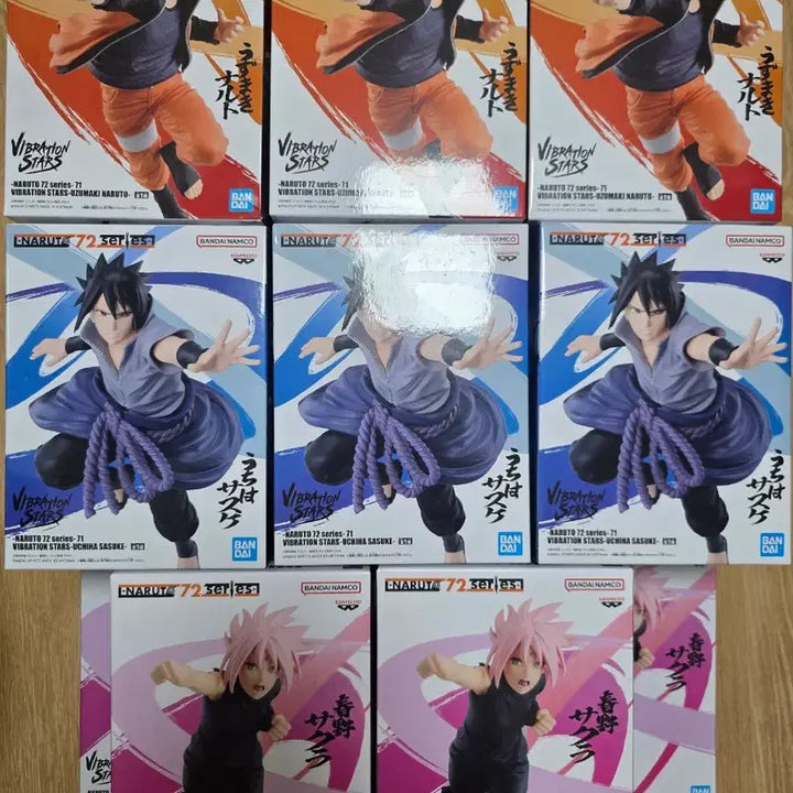 [BUNJANG] Naruto 72 Series Naruto Sasuke Sakura Set / 현물 3종세트) 나루토 72 바이브레이션 스타  나루토 사스케 사쿠라 피규어
