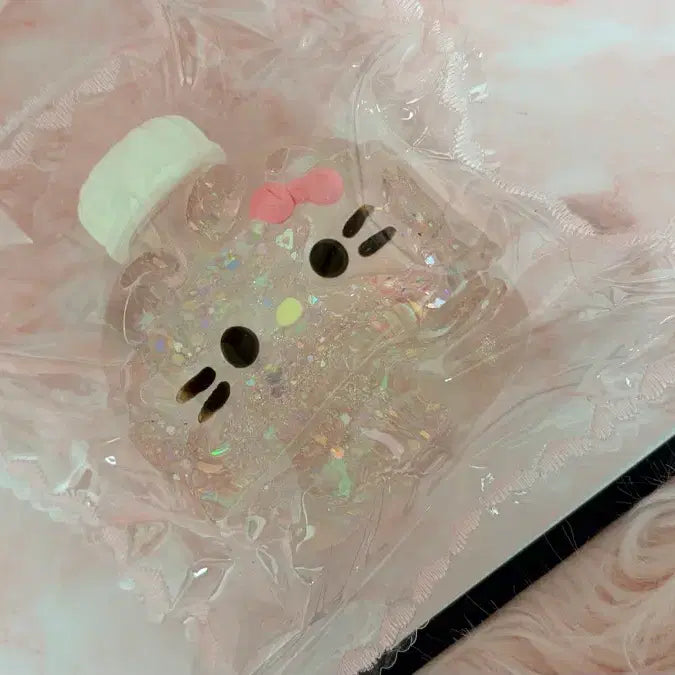 [BUNJANG] Hello Kitty Water Bottle (Heart Custom) / 새상품 택이네말랑이 키티물병