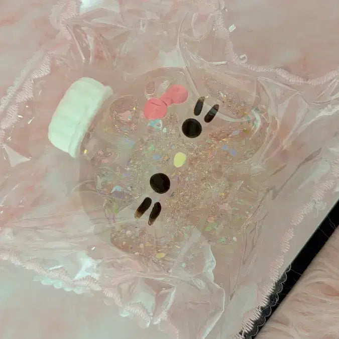 [BUNJANG] Hello Kitty Water Bottle (Heart Custom) / 새상품 택이네말랑이 키티물병