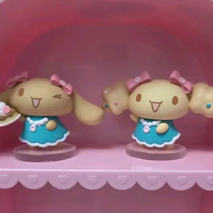 [BUNJANG] Cinnamoroll Sweet Cafe Mini Figure Mocha &amp; Chiffon Set / 시나모롤 스위트카페 미니 피규어 모카 쉬폰 세트