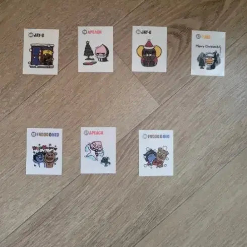 [BUNJANG] Kakao Friends Sticker Bundle Set / 카카오프렌즈 띠부씰 일괄 모두요