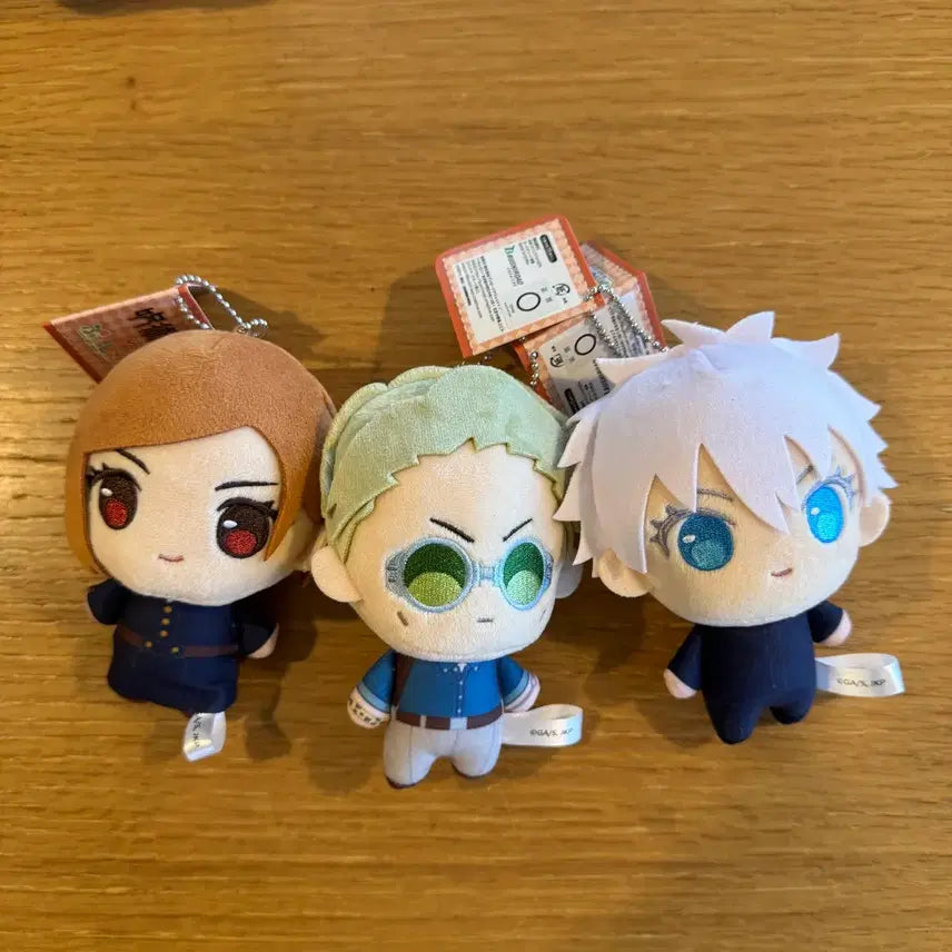 [BUNJANG] Jujutsu Kaisen Puchitto Plush 3종 Set / 주술회전 푸칫슈 푸치슈 누이 3종 세트