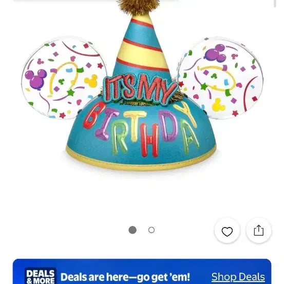 [BUNJANG] Disney Mickey Mouse Birthday Party Hat / 디즈니 미키 생일파티 모자