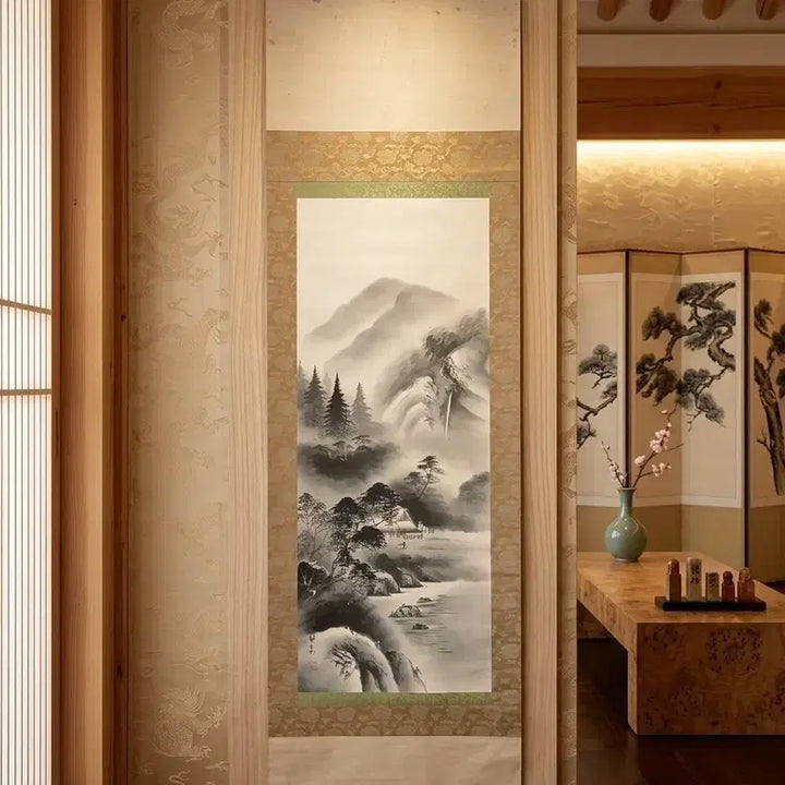 [BUNJANG] Japanese Landscape Scroll Painting / 일본 동양화 산수화 족자