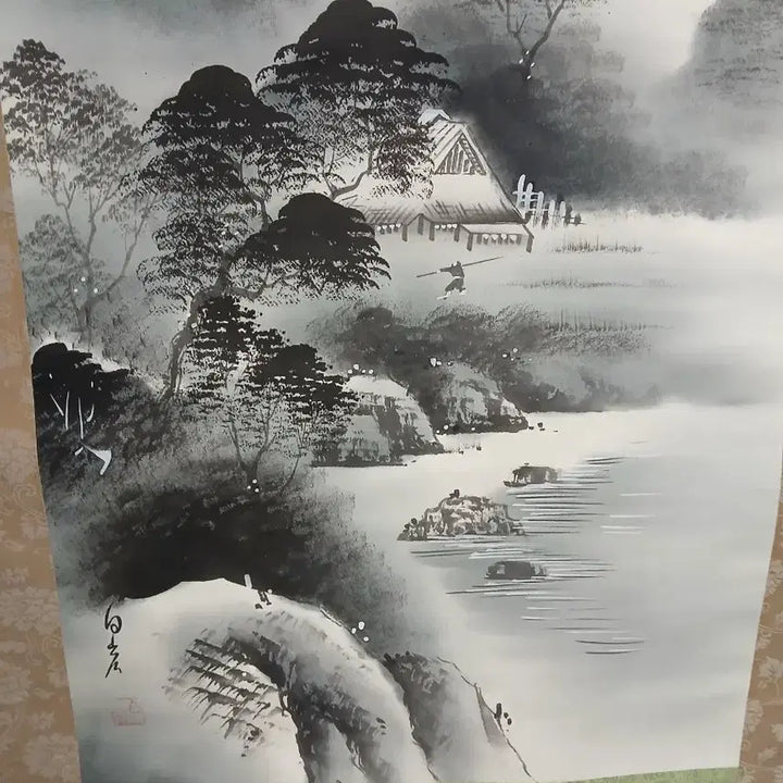 [BUNJANG] Japanese Landscape Scroll Painting / 일본 동양화 산수화 족자