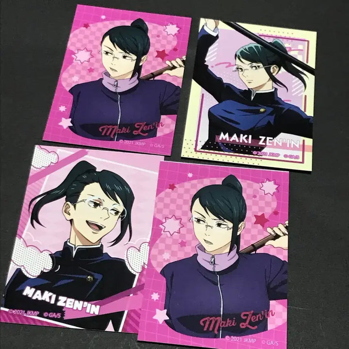 [BUNJANG] Jujutsu Kaisen Maki Zenin Mini Bromide Collection Bundle Set / 주술회전 젠인 마키 미니브로마이드 컬렉션 일괄