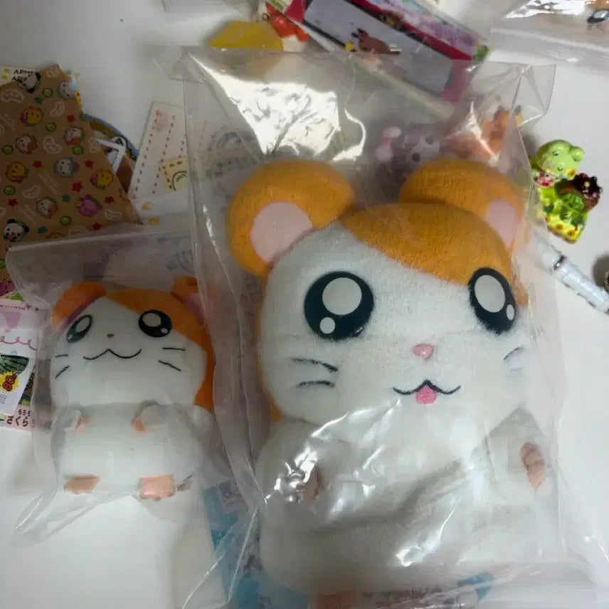 [BUNJANG] Hamtaro Hand Puppet Doll Bundle Set / 고전 햄토리 핸드퍼펫 인형 일괄