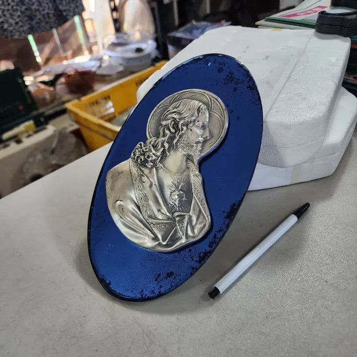 [BUNJANG] Antique Jesus Figurine / 유럽에서온 옛날 예수 높이25cm30000원