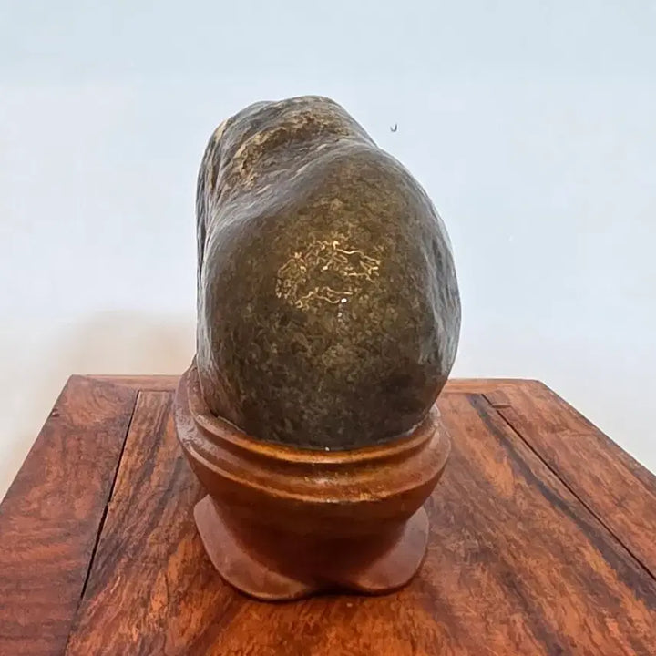 [BUNJANG] Namhangang Pattern Stone Suiseki with Base / 26100803 석질과 모암이 좋고 꽃이 잘핀 남한강 문양석 수석 팝니다