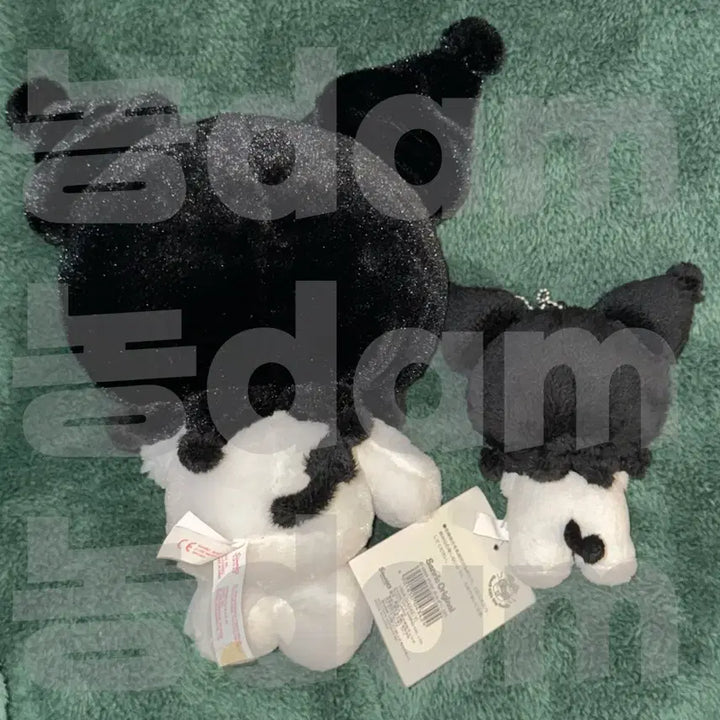 [BUNJANG] Kuromi Gray Medium Mascot Set / 레어) 고전 회색 코 킥킥 쿠로미 중형 마스코트 세트