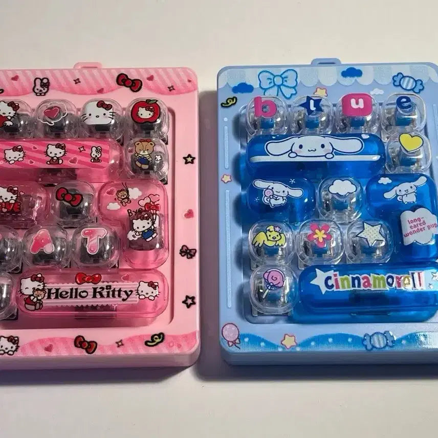 [BUNJANG] Sanrio Cinnamoroll &amp; Hello Kitty Keycap Set / [새 상품] 산리오 키캡keycap 시나모롤, 헬로키티 세트