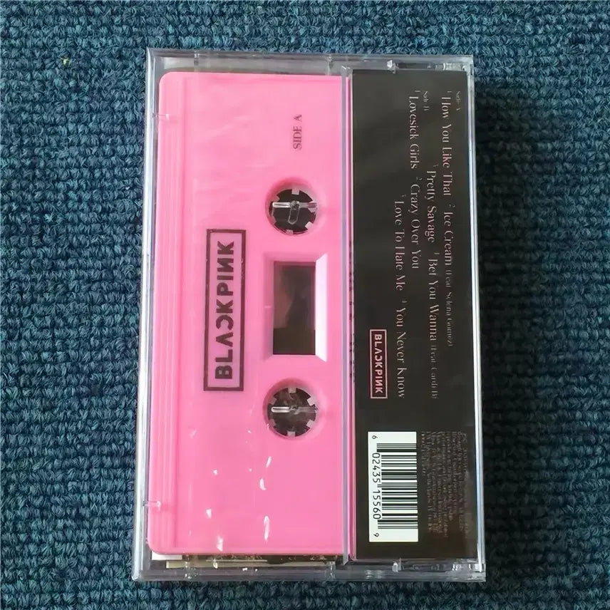 [BUNJANG] BLACKPINK The Album Cassette Tape (Pink Version) / 블랙핑크(BLACKPINK) 정규 1집 THE ALBUM 카세트테이프 (핑크반)