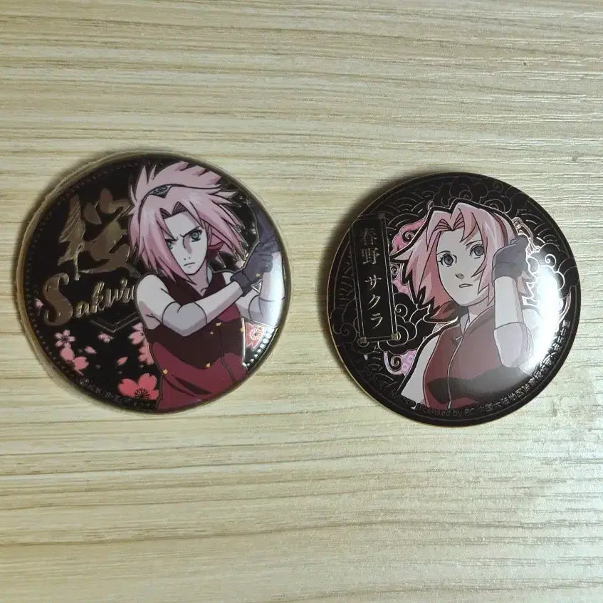[BUNJANG] Naruto Sakura Badge Bundle Set / 나루토 사쿠라 뱃지 일괄