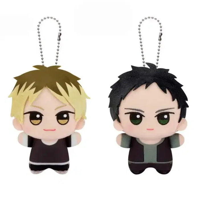 [BUNJANG] Given Hiragi mix Chibi Plush Mascot - Hiragi &amp; Shizusumi (Bundle Set) / (새상품/일괄) 기븐 히이라기mix 치비구루미 마스코트 누이 인형 - 히이라기 &amp; 시즈스미 / 시즈히이,시즈라기