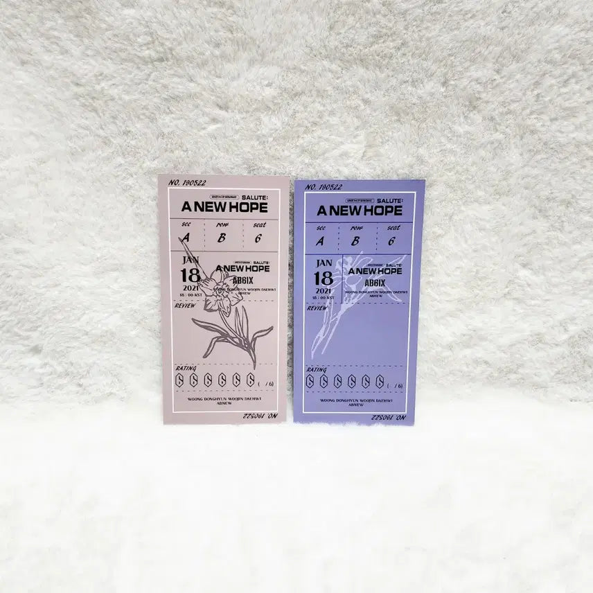 [BUNJANG] AB6IX Original Ticket Bundle Set / [일괄]AB6IX 에이비식스 워너원 전웅 김동현 박우진 이대휘 오리지널 티켓 오티