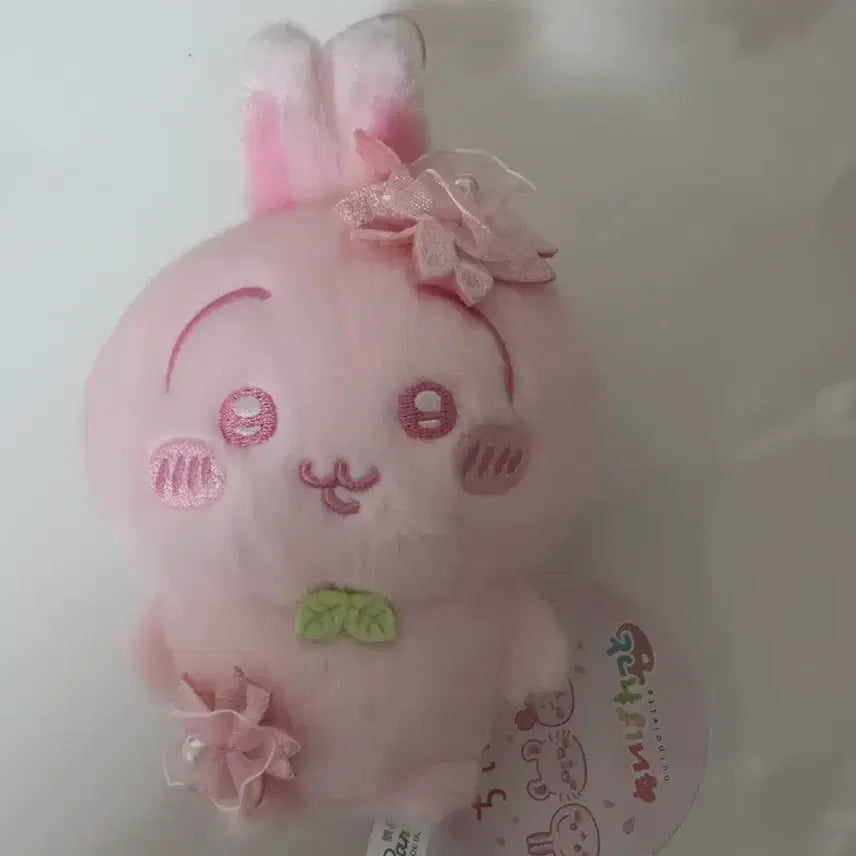[BUNJANG] Chiikawa "Sakura Rabbit" Plush / 치이카와 벚꽃 사쿠라 우사기