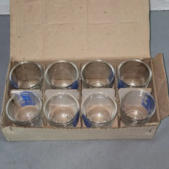 [BUNJANG] Daesun Soju Retro Glass Set (8 pcs) / 대선주조 레트로 옛날술자료 .소주잔 . 대선소주 선 대선25. 8개 미사용 잔