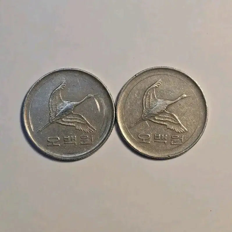[BUNJANG] 1982 Error Coin Bundle Set - 500 Won / 원형무늬 에러주화 ? 최초발행 특년도 1982년 500원 동전 일괄판매