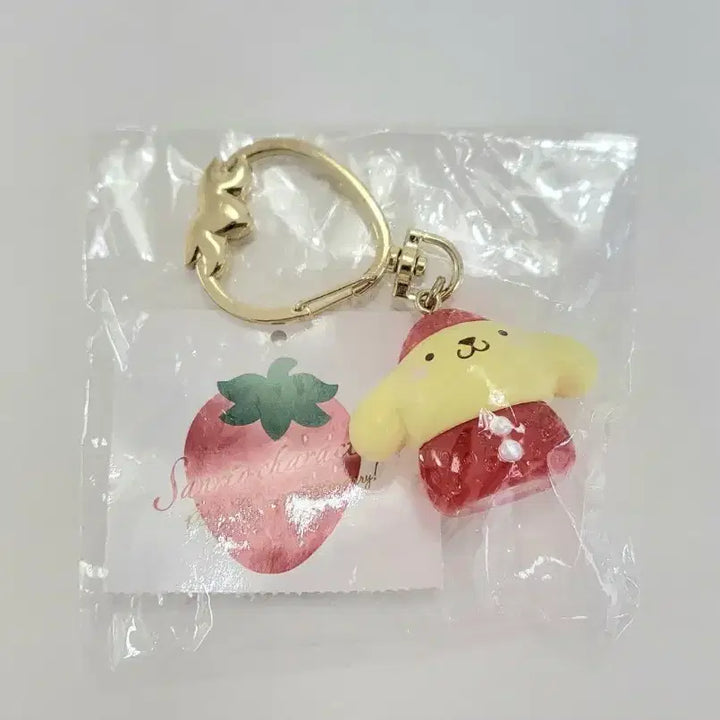 [BUNJANG] Pompompurin Strawberry Keychain / 폼폼푸린 딸기 키홀더 이치고 푸린
