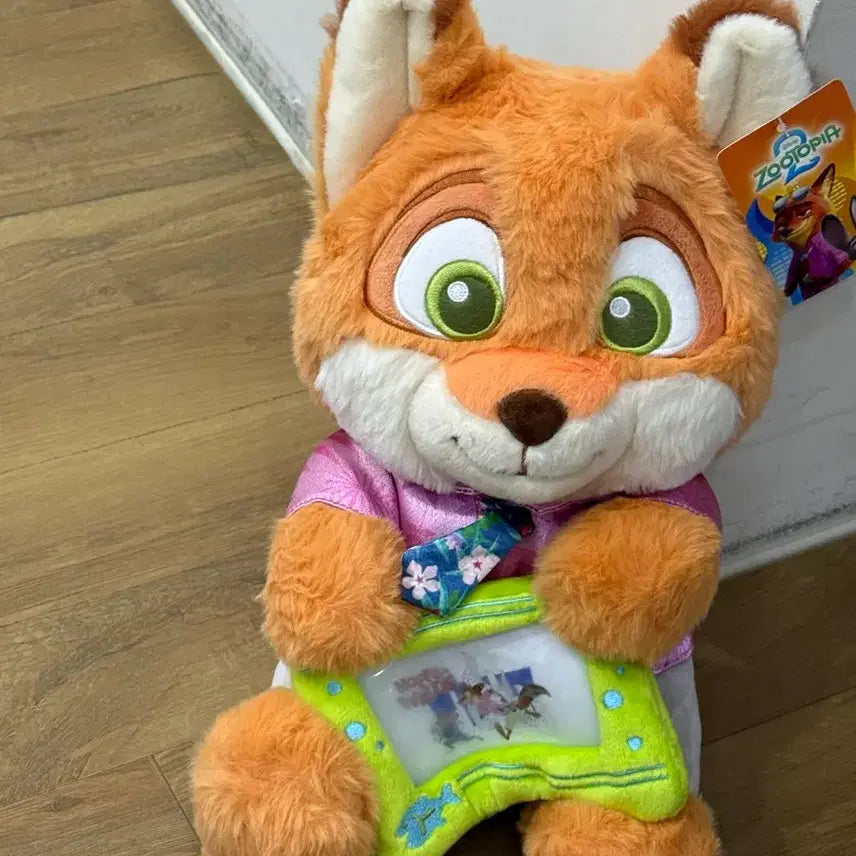 [BUNJANG] Zootopia Nick Wilde Plush Toy / 주토피아 닉 인형 (사진 넣을 수 있는 인형) 새거