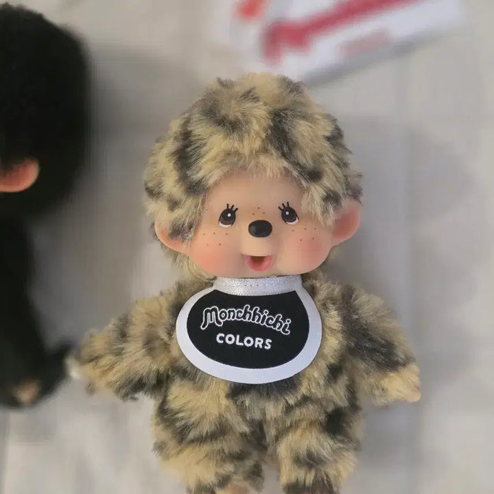 [BUNJANG] Monchhichi Leopard Print Plush Keychain / 몬치치 레오파드 호피 인형 키링