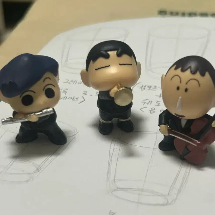 [BUNJANG] Crayon Shin-chan Orchestra Capsule Figure Bundle Set / 짱구 오케스트라 캡슐 피규어일괄 10500
