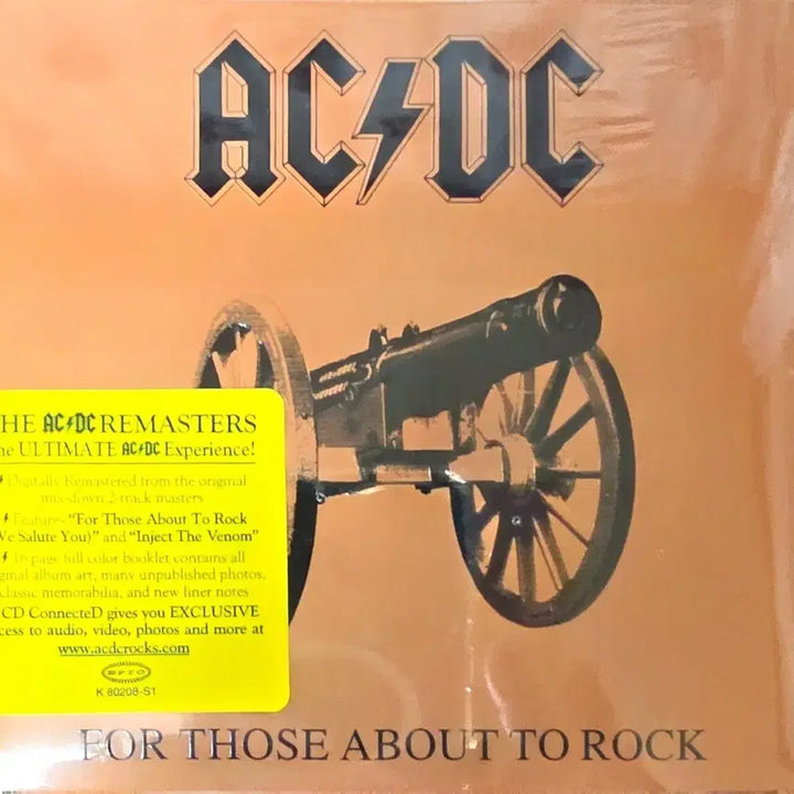 [BUNJANG] AC/DC For Those About To Rock CD (Remasters Version) / AC/DC CD