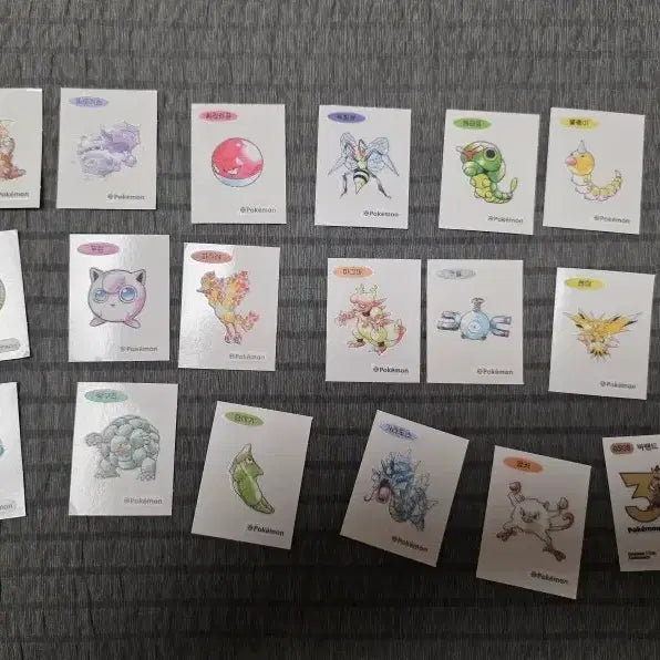 [BUNJANG] Pokemon Sticker Collection / 포켈몬 띠부씰 스티커