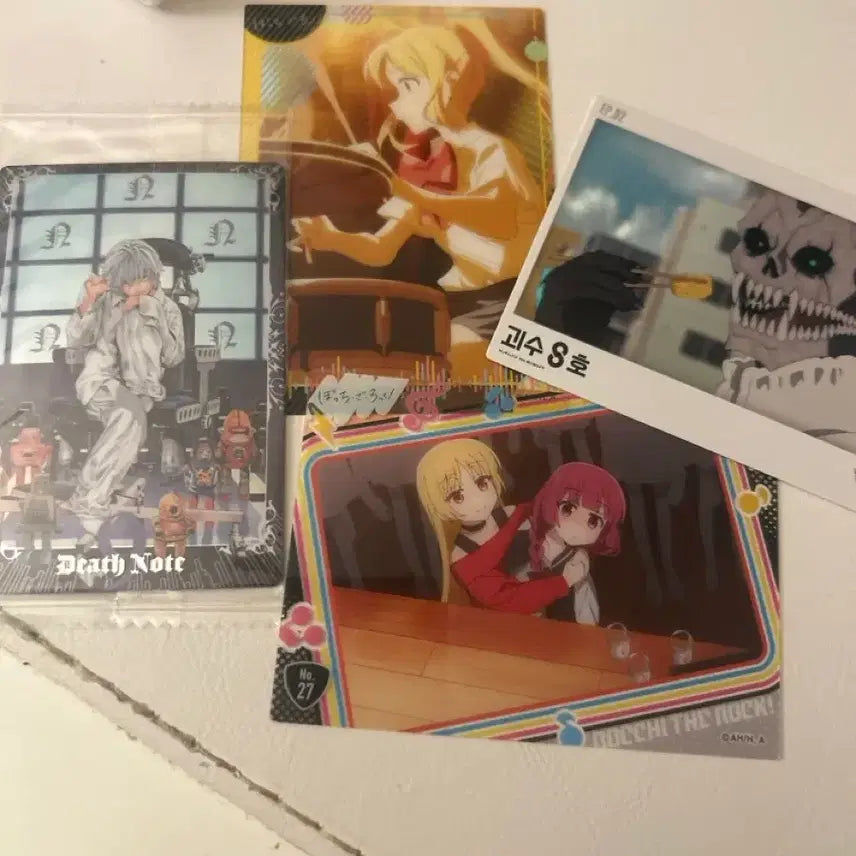 [BUNJANG] Death Note, Bocchi the Rock, Kaiju No. 8 Card Bundle Set / 데스노트 봇치더락 괴수8호 카드 일괄