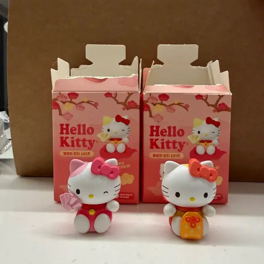 [BUNJANG] Hello Kitty Lucky Ring Series Random Figures Bundle Set / 헬로키티 행운 반지 시리즈 랜덤 피규어 일괄
