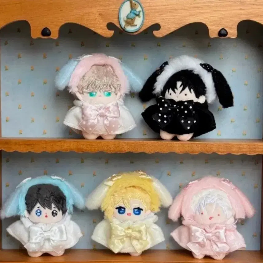 [BUNJANG] 5cm Rob Ear Dot 5g Plushie Clothes Nui Clothes / tor 5cm 롭이어 도트 5깅 인형 옷 누이옷