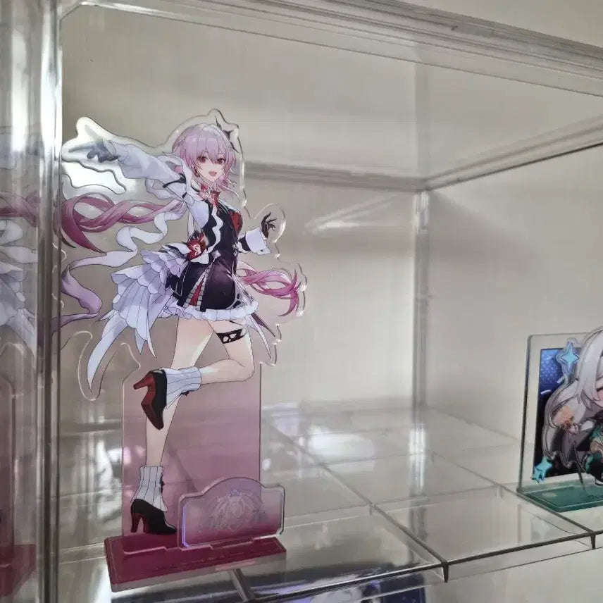 [BUNJANG] Honkai: Star Rail Evernight &amp; Mini Serval Acrylic Stand / 붕괴스타레일 아크릴 스탠드