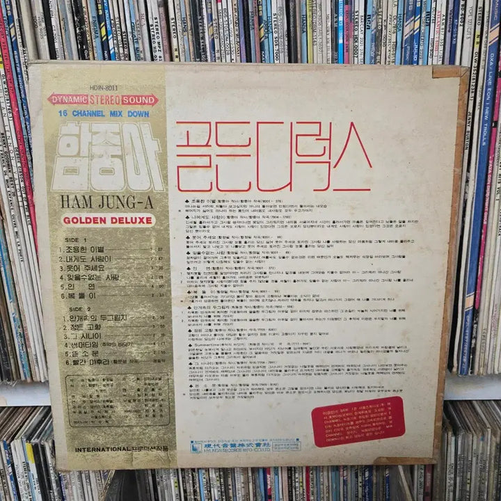 [BUNJANG] Ham Joong Ah Golden Deluxe LP Record / 함중아 골든디럭스 LP판