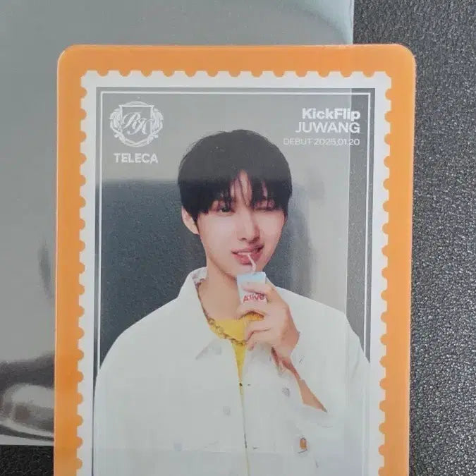[BUNJANG] Tererka Kickflip Ju-wang Clear Card / 테레카 킥플립 주왕 클리어 카드