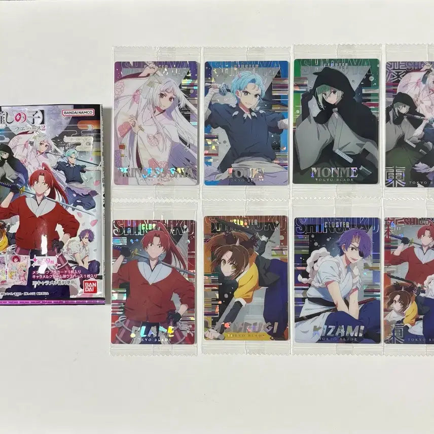 [BUNJANG] Oshi no Ko Wafer 2nd Edition Set / 최애의아이 웨하스 2탄 8장 일괄판매