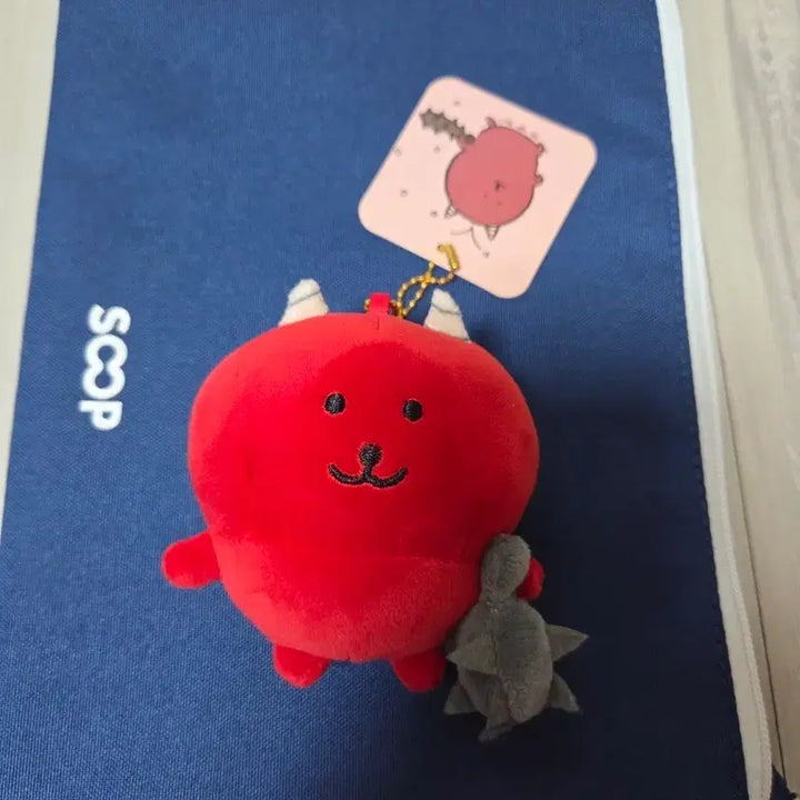 [BUNJANG] Nagano Bear Red Devil Plush Keychain / 나가노 곰 키링 빨간색 악마 인형 키링