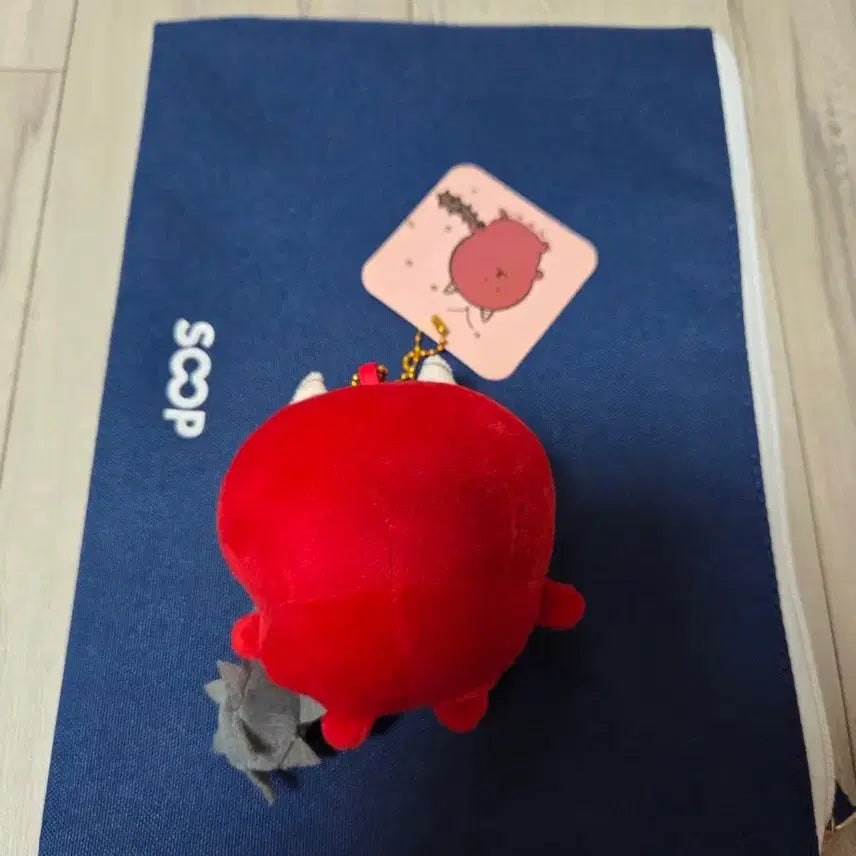 [BUNJANG] Nagano Bear Red Devil Plush Keychain / 나가노 곰 키링 빨간색 악마 인형 키링