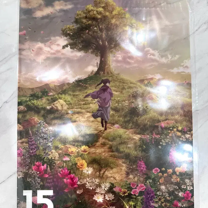 [BUNJANG] Attack on Titan MAPPA 15th Anniversary A3 Clear Poster / 진격의거인 MAPPA 15주년 기념 A3 일러스트 클리어 포스터.