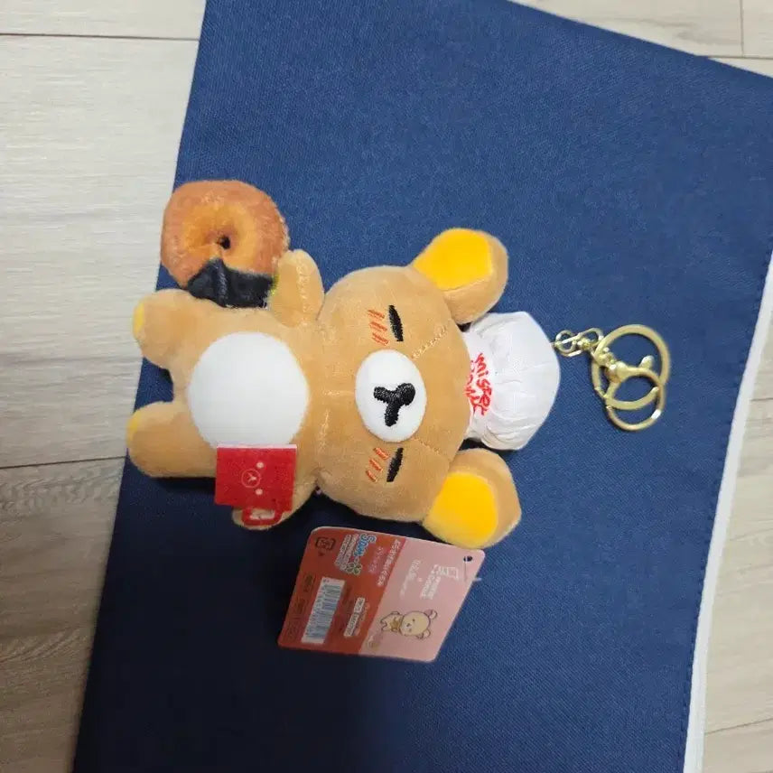 [BUNJANG] Rilakkuma Chef Coffee &amp; Donut Keychain / 리락쿠마 키링 요리사 커피앤도넛