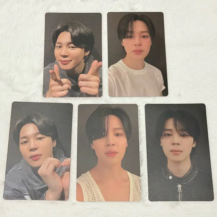 [BUNJANG] BTS Jimin FACE Photocard Set (5 types) / 방탄소년단 방탄 BTS 지민 FACE 페이스 포카 포토카드 5종