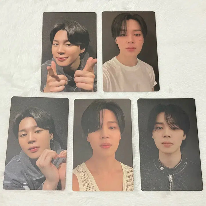 [BUNJANG] BTS Jimin FACE Photocard Set (5 types) / 방탄소년단 방탄 BTS 지민 FACE 페이스 포카 포토카드 5종