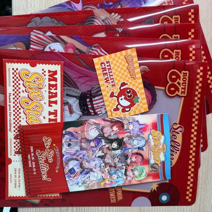 [BUNJANG] Stellive Popup Goods Clear File Bundle / 스텔라이브 팝업 굿즈