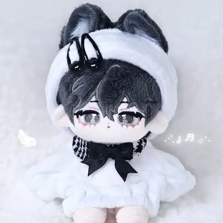 [BUNJANG] Pogeun Study 10cm Doll Clothes White / [원가양도] 미개봉 오월의솜솜 포근스터디 10cm 인형옷 떨옷 솜인형 솜깅 화이트