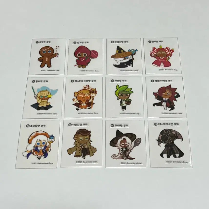 [BUNJANG] Cookie Run Kingdom Sticker Set (1-60) / 일괄) 쿠키런 쿠킹덤 띠부씰 1~60번