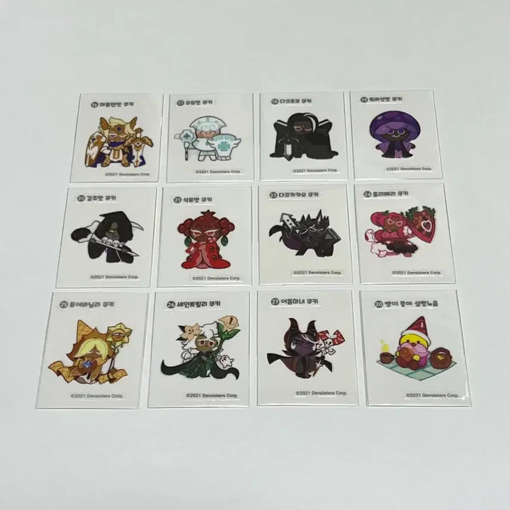 [BUNJANG] Cookie Run Kingdom Sticker Set (1-60) / 일괄) 쿠키런 쿠킹덤 띠부씰 1~60번