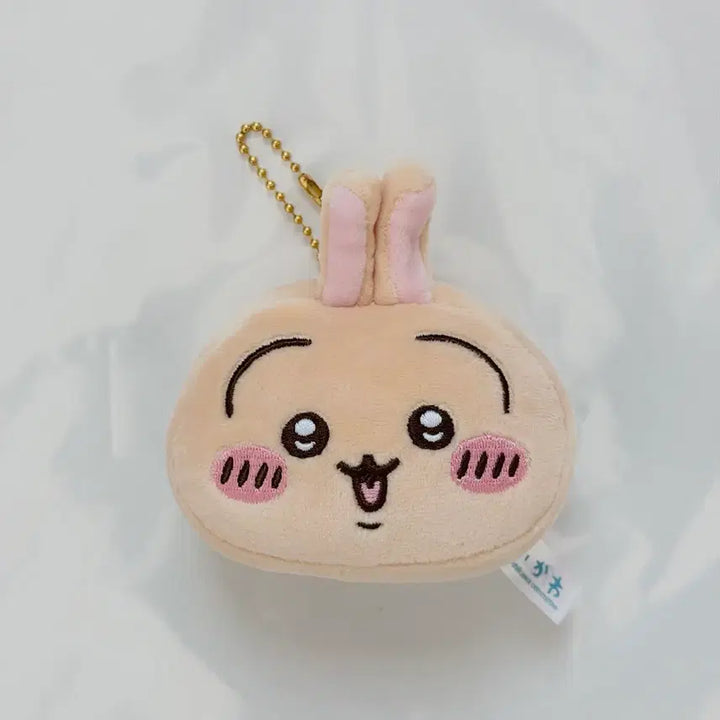 [BUNJANG] Chiikawa Usagi Face Keychain Plush / 치이카와 우사기 얼굴 키체인 인형